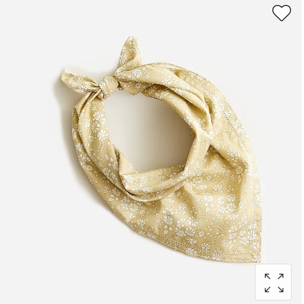 J. CREW Liberty London Print Cotton Scarf New With Tag